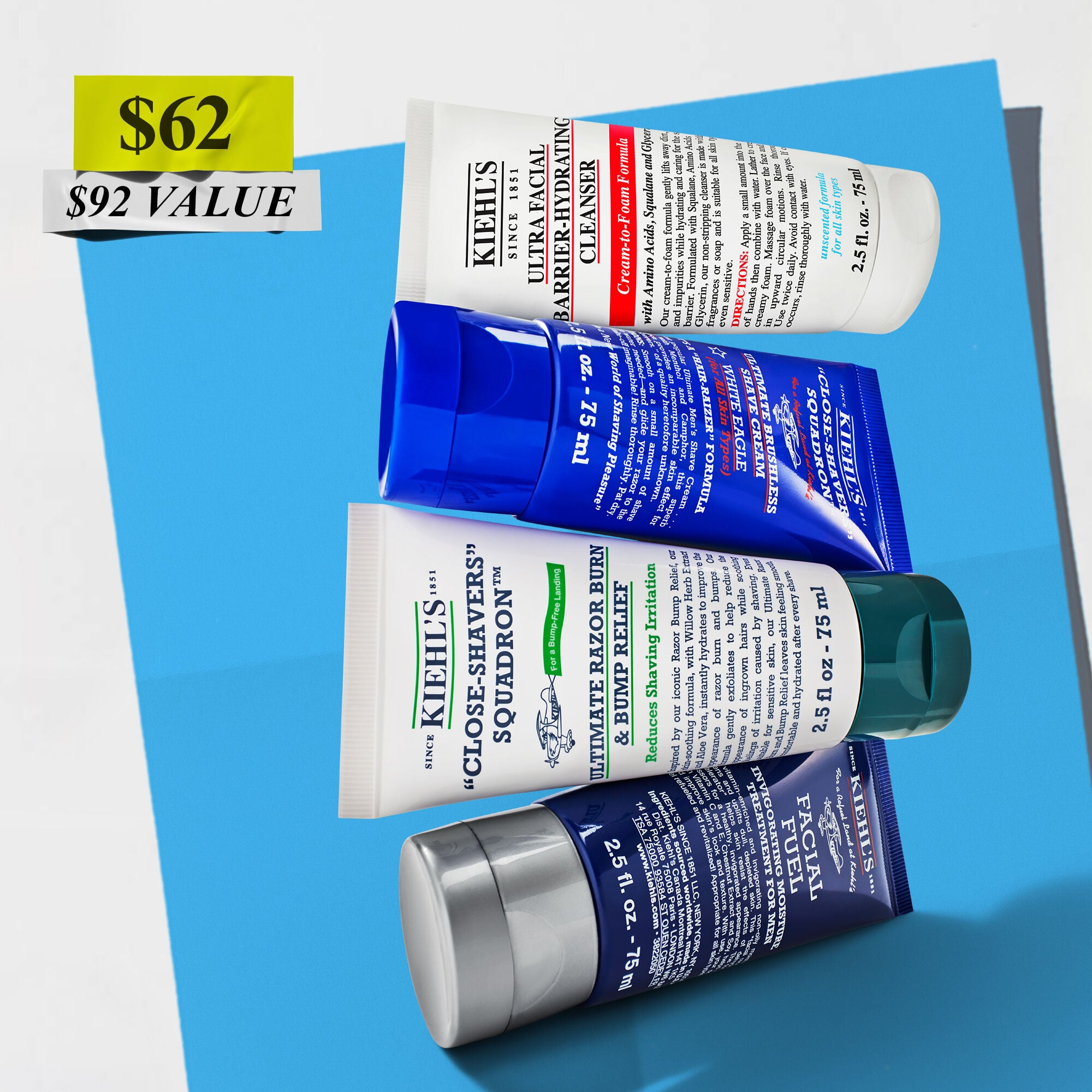 GET UP & GROOM​ - Skincare Set - Kiehl's